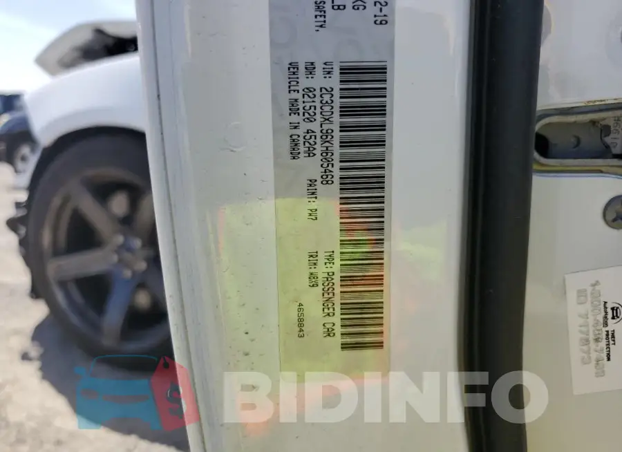 2C3CDXL96KH605468 Photo# 12