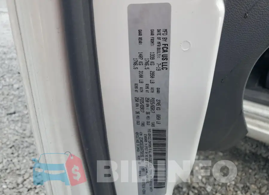 2C4RDGEG5KR750156 Photo# 14