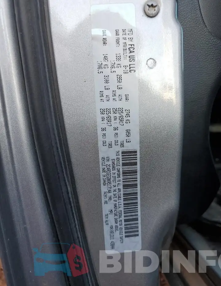 2C4RDGEG9KR517140 Photo# 13