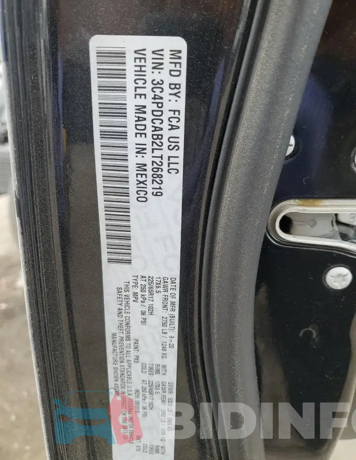3C4PDCAB2LT268219 Photo# 14