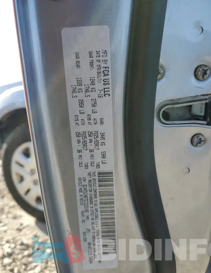 3C4PDCAB7GT233102 Photo# 13