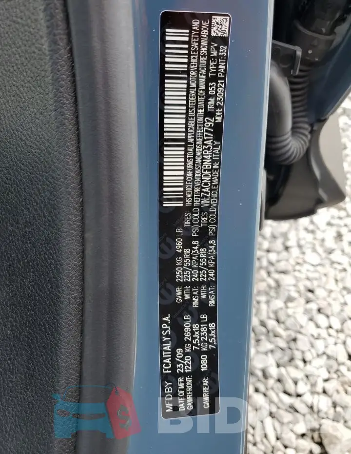 ZACNDFBN4R3A17792 Photo# 14