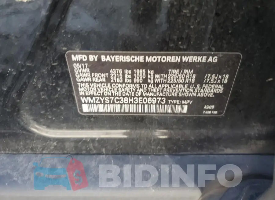 WMZYS7C38H3E06973 Photo# 12
