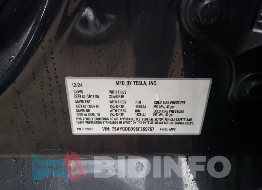 7SAYGDED9SF269767 Photo# 12