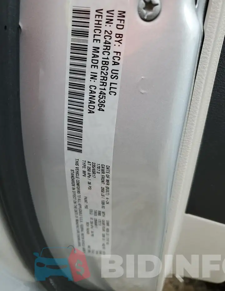 2C4RC1BG2RR145364 Photo# 14