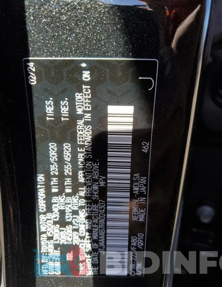 JTJAAAAB7RA024307 Photo# 14