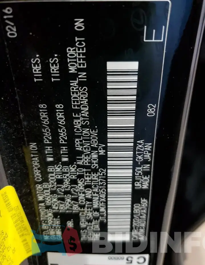 JTJJM7FX4G5137152 Photo# 13