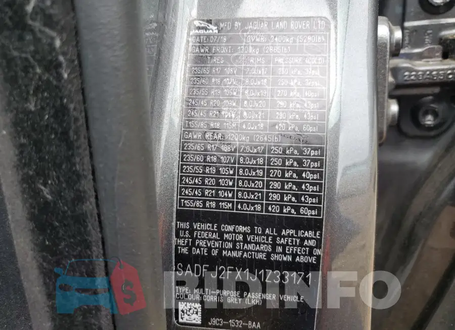 SADFJ2FX1J1Z33171 Photo# 14