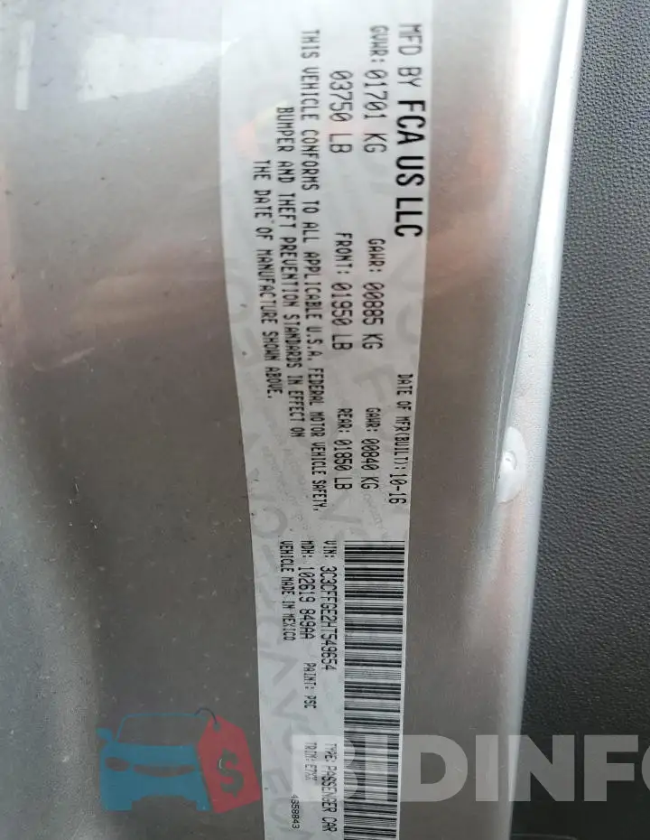 3C3CFFGE2HT549654 Photo# 12