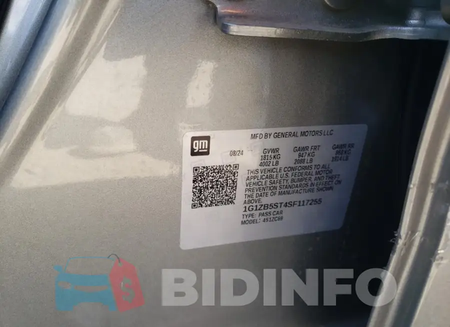 1G1ZB5ST4SF117255 Photo# 13