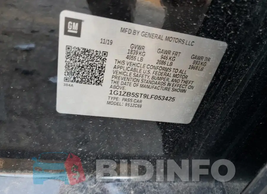 1G1ZB5ST9LF053425 Photo# 12