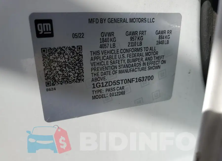 1G1ZD5ST0NF163700 Photo# 12