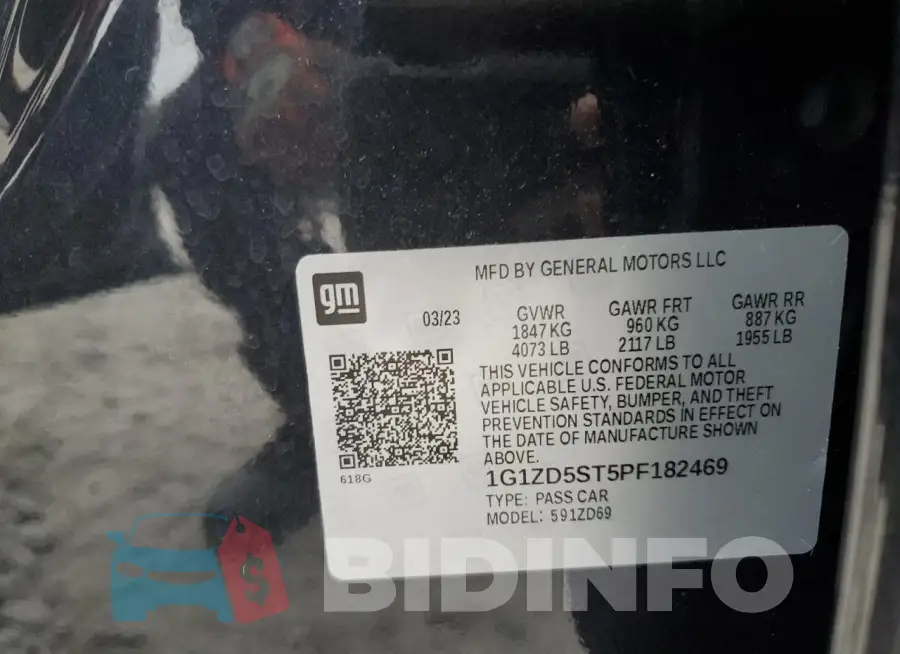 1G1ZD5ST5PF182469 Photo# 13
