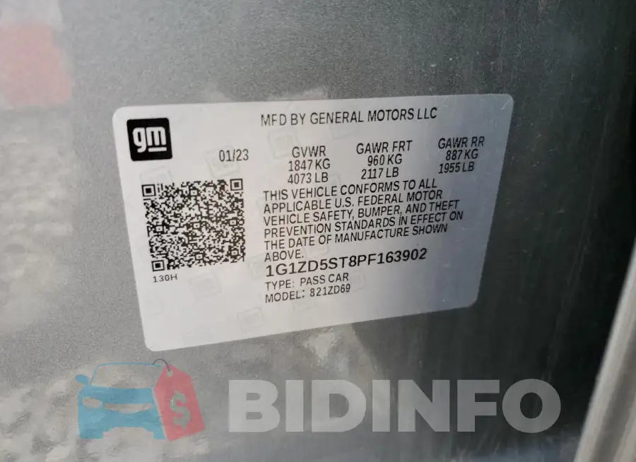 1G1ZD5ST8PF163902 Photo# 12