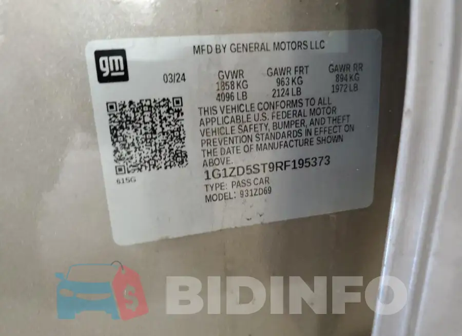 1G1ZD5ST9RF195373 Photo# 12