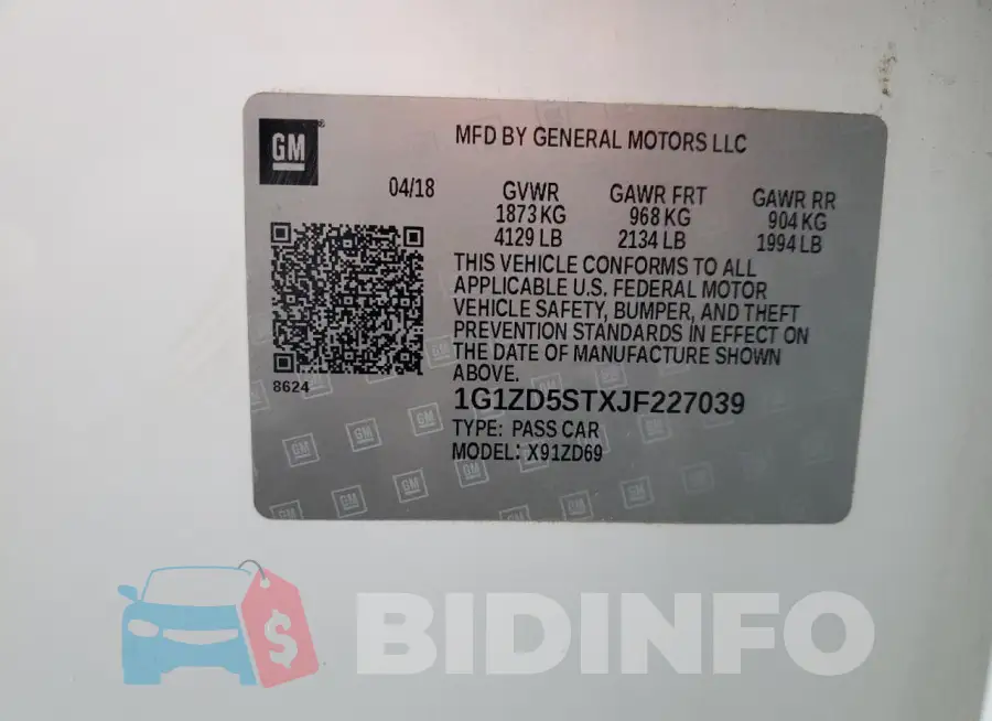 1G1ZD5STXJF227039 Photo# 12