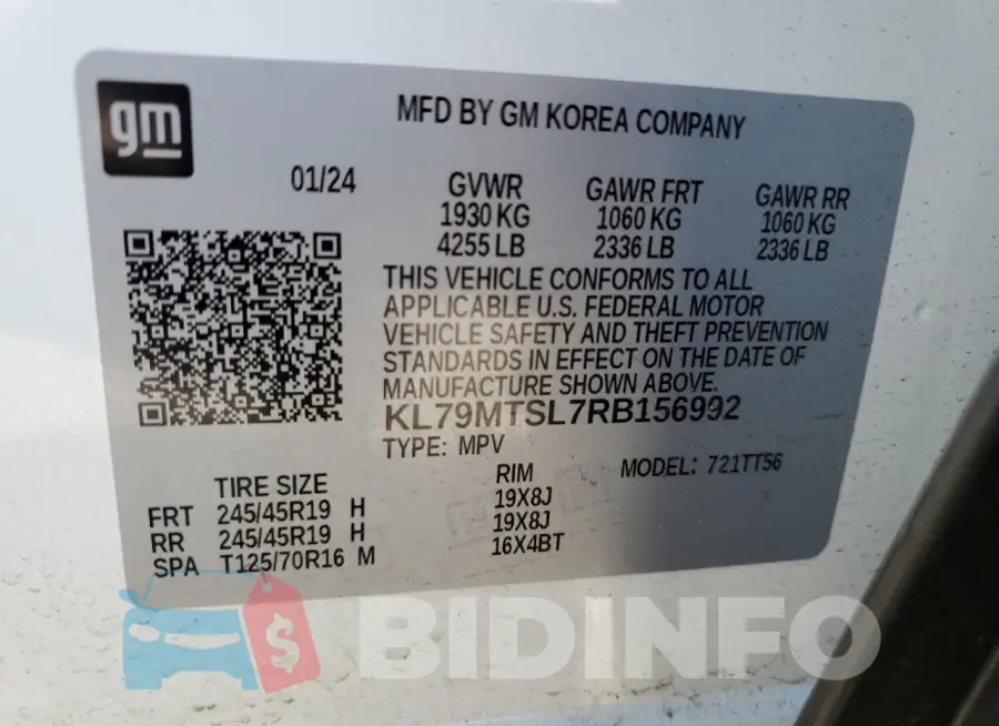 KL79MTSL7RB156992 Photo# 13