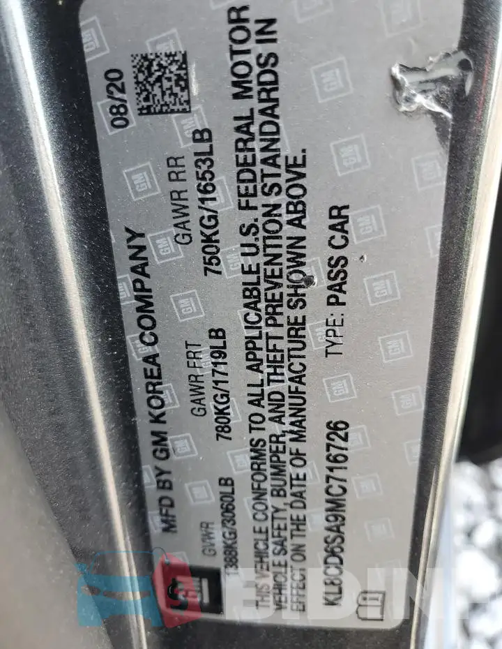 KL8CD6SA9MC716726 Photo# 12