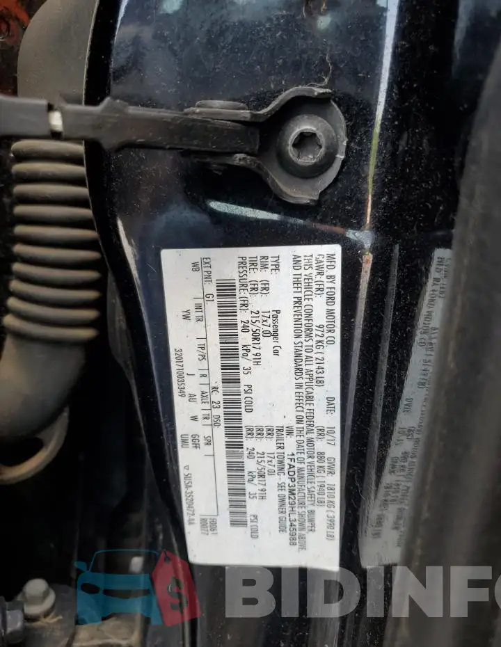 1FADP3M29HL345988 Photo# 12