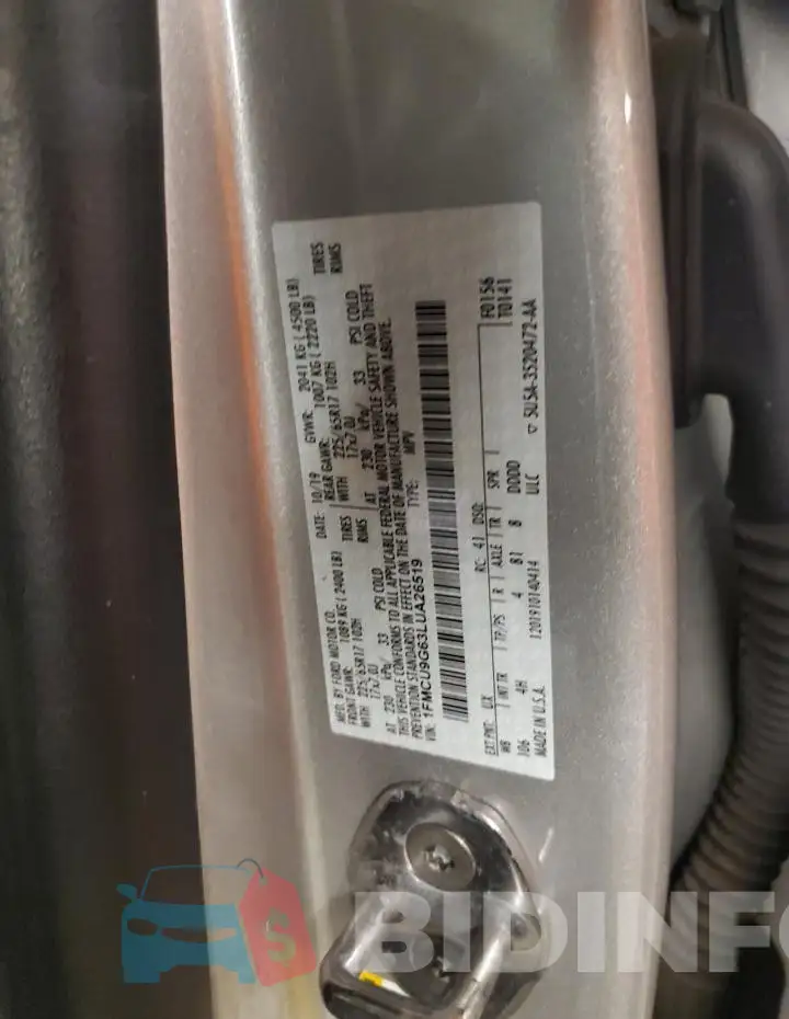 1FMCU9G63LUA26519 Photo# 12