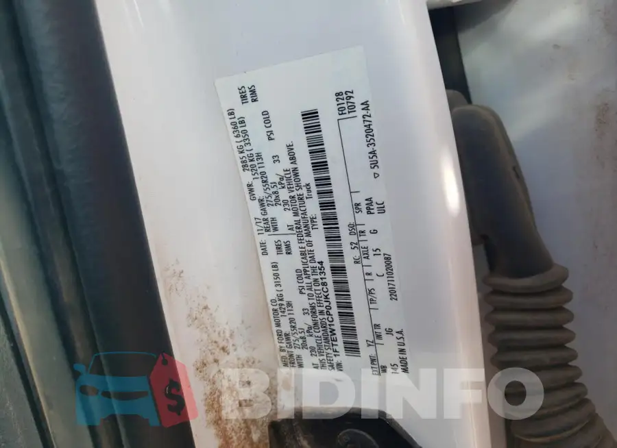 1FTEW1CP0JKC81354 Photo# 12