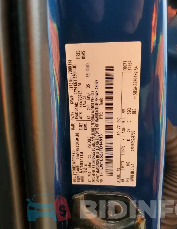 1FTEW1E52JFD14813 Photo# 12