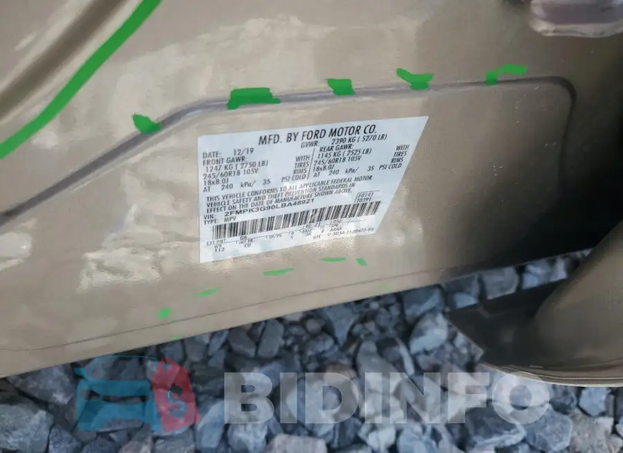 2FMPK3G90LBA48921 Photo# 14