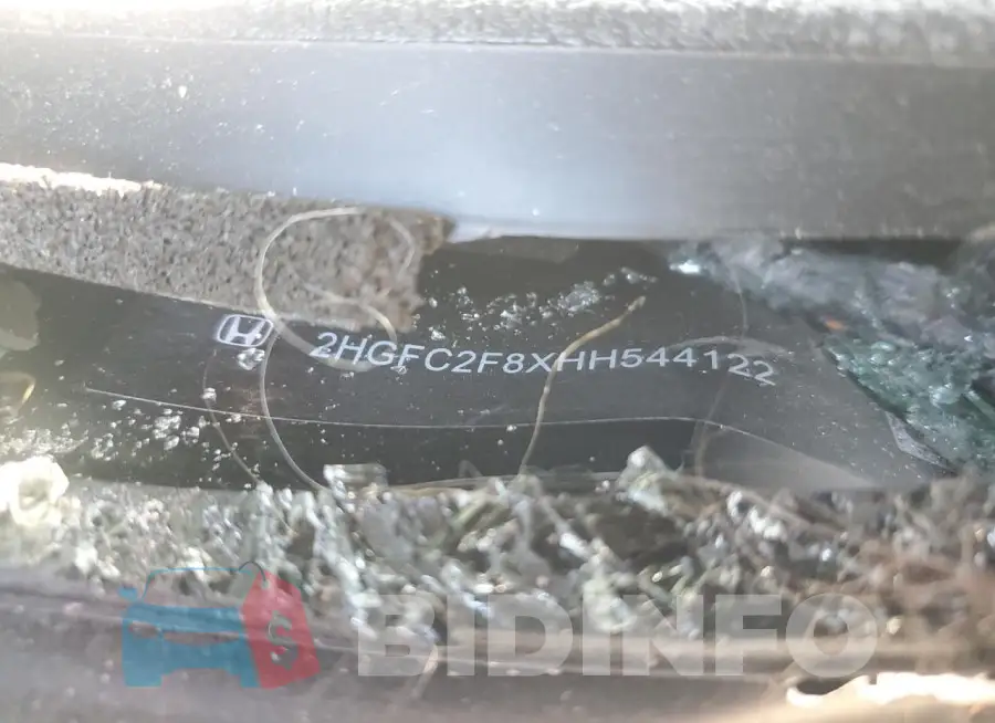 2HGFC2F8XHH544122 Photo# 13