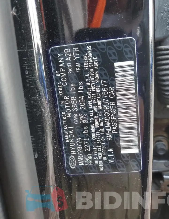 KMHLM4DG0RU776677 Photo# 13