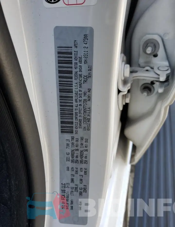 1C6SRFHT0KN771720 Photo# 12