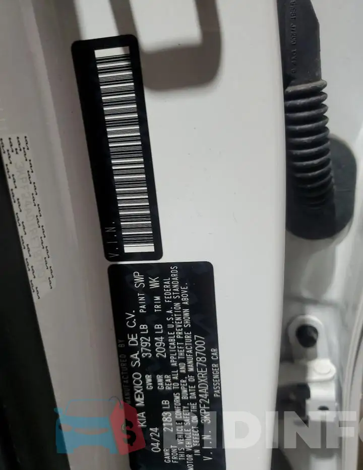 3KPF24ADXRE787007 Photo# 12