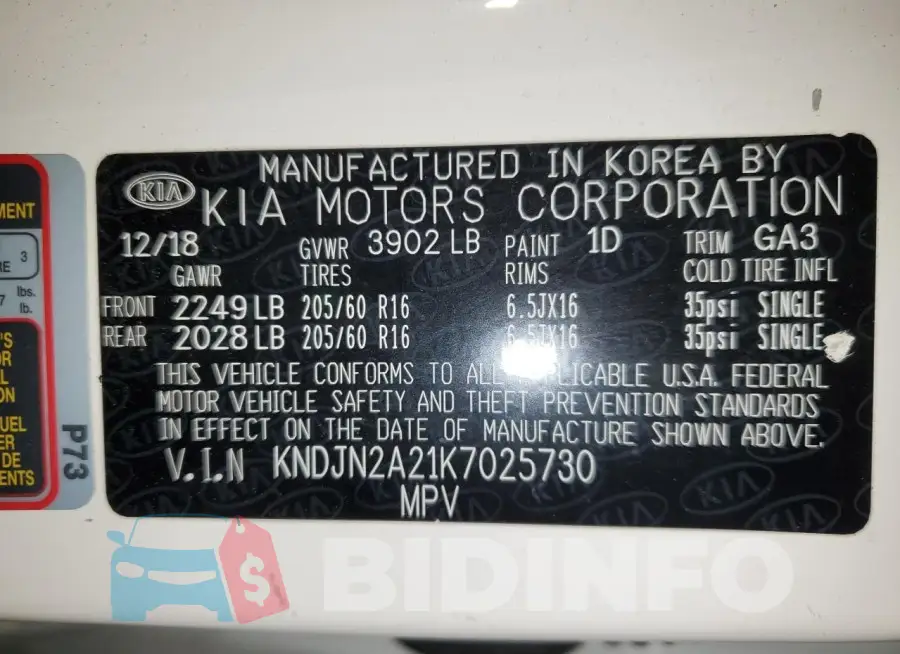 KNDJN2A21K7025730 Photo# 12