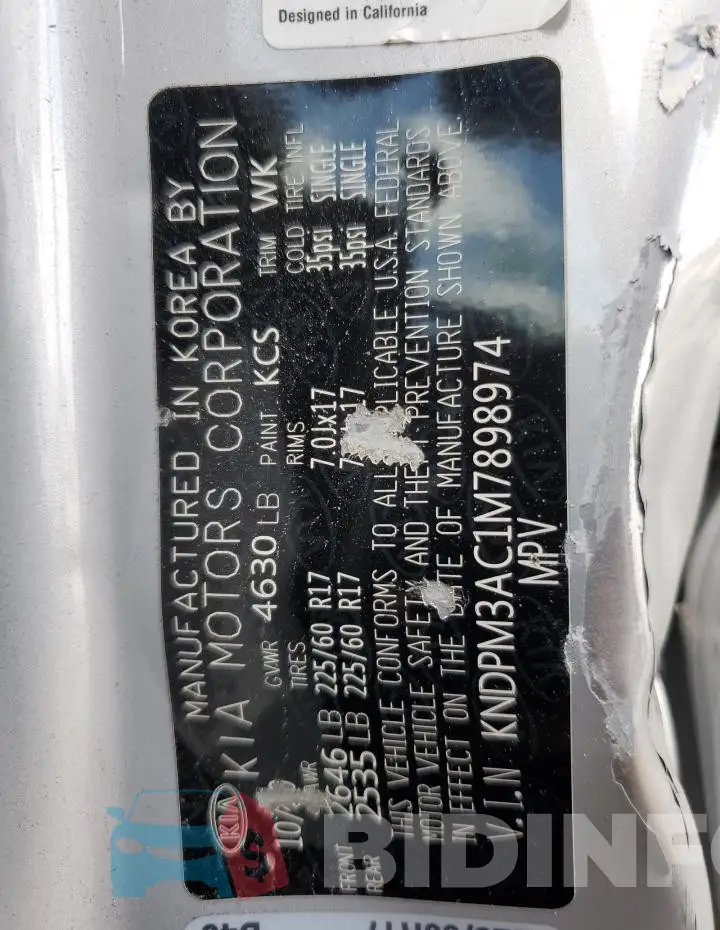 KNDPM3AC1M7898974 Photo# 14