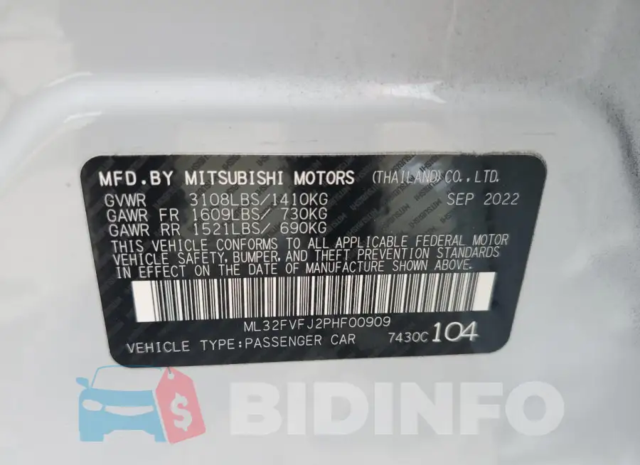 ML32FVFJ2PHF00909 Photo# 12