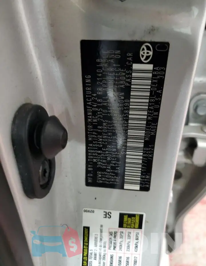 5YFB4MDE0RP158190 Photo# 13
