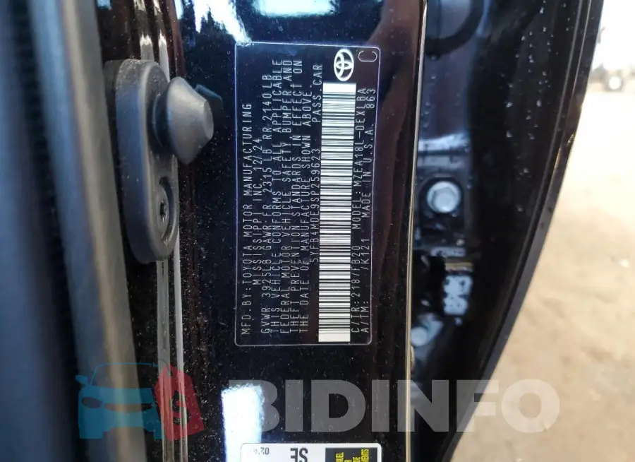 5YFB4MDE9SP259623 Photo# 12