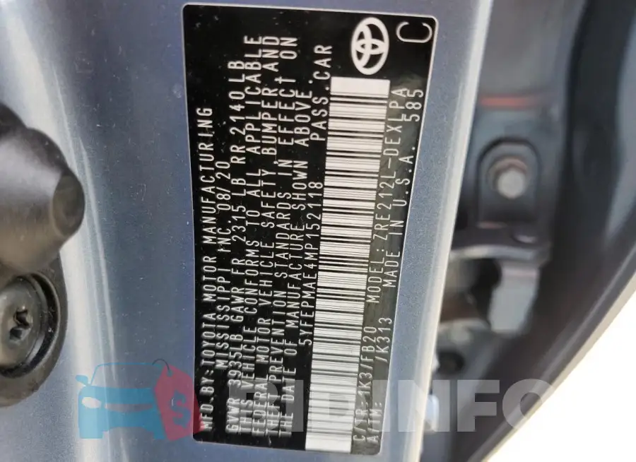 5YFEPMAE4MP152118 Photo# 12
