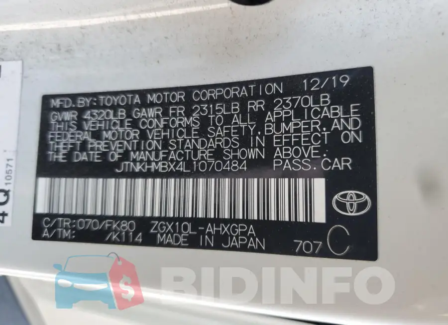 JTNKHMBX4L1070484 Photo# 14