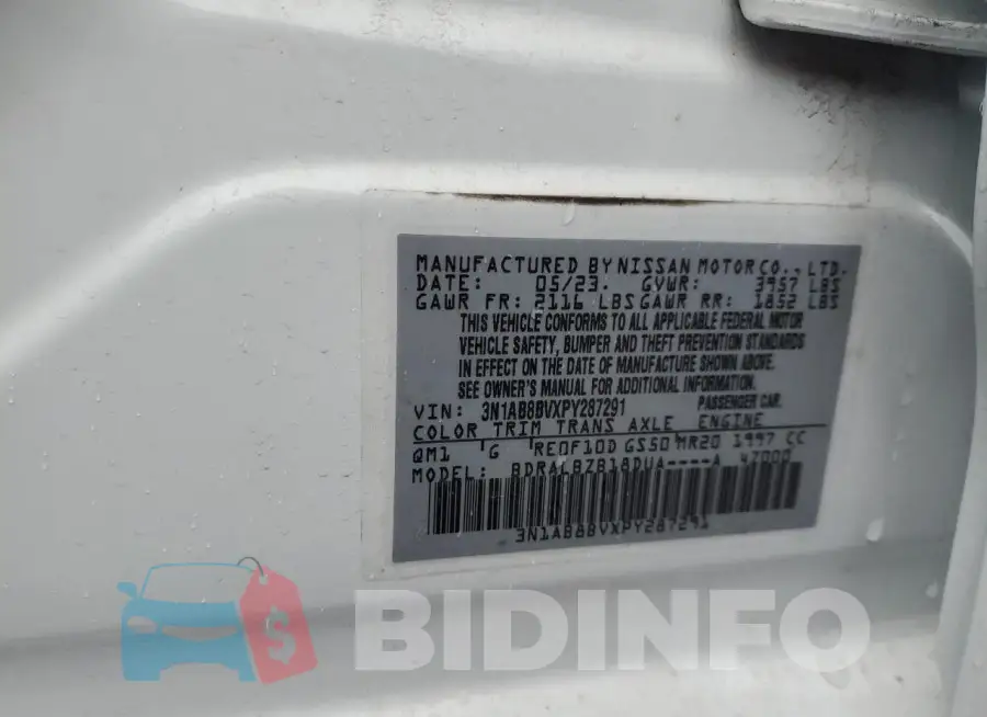 3N1AB8BVXPY287291 Photo# 12