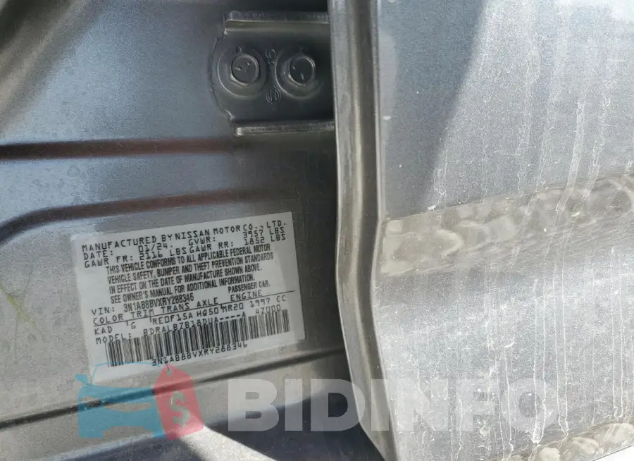 3N1AB8BVXRY288346 Photo# 13