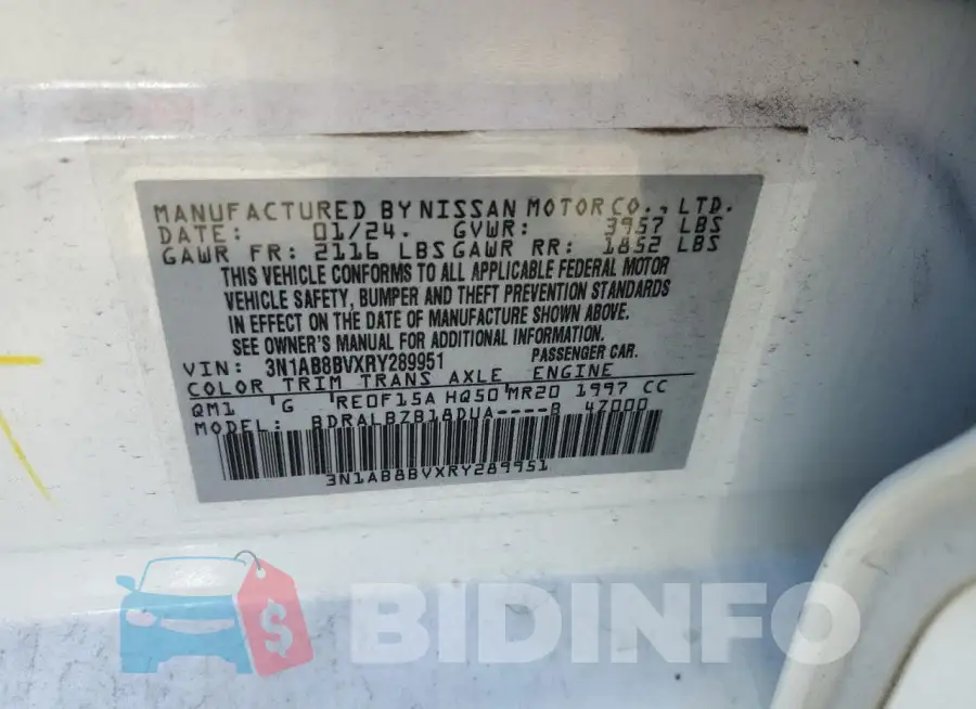 3N1AB8BVXRY289951 Photo# 12