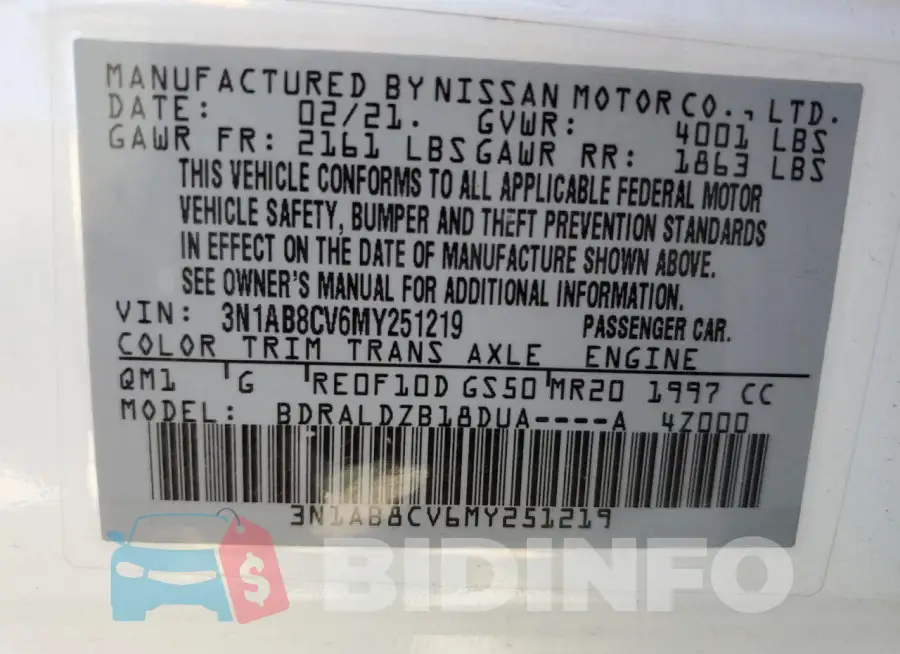3N1AB8CV6MY251219 Photo# 12