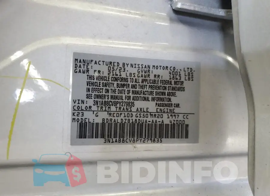 3N1AB8CV8PY279835 Photo# 12