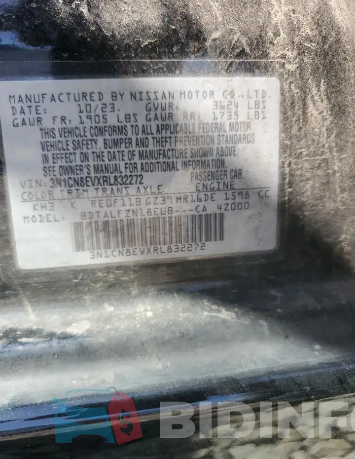 3N1CN8EVXRL832272 Photo# 12