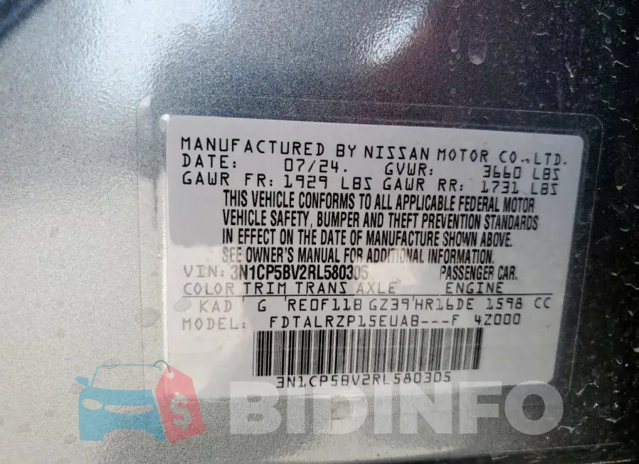 3N1CP5BV2RL580305 Photo# 13