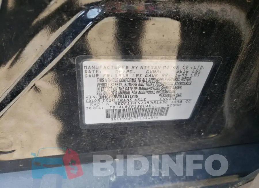 3N1CP5BV9LL511246 Photo# 13