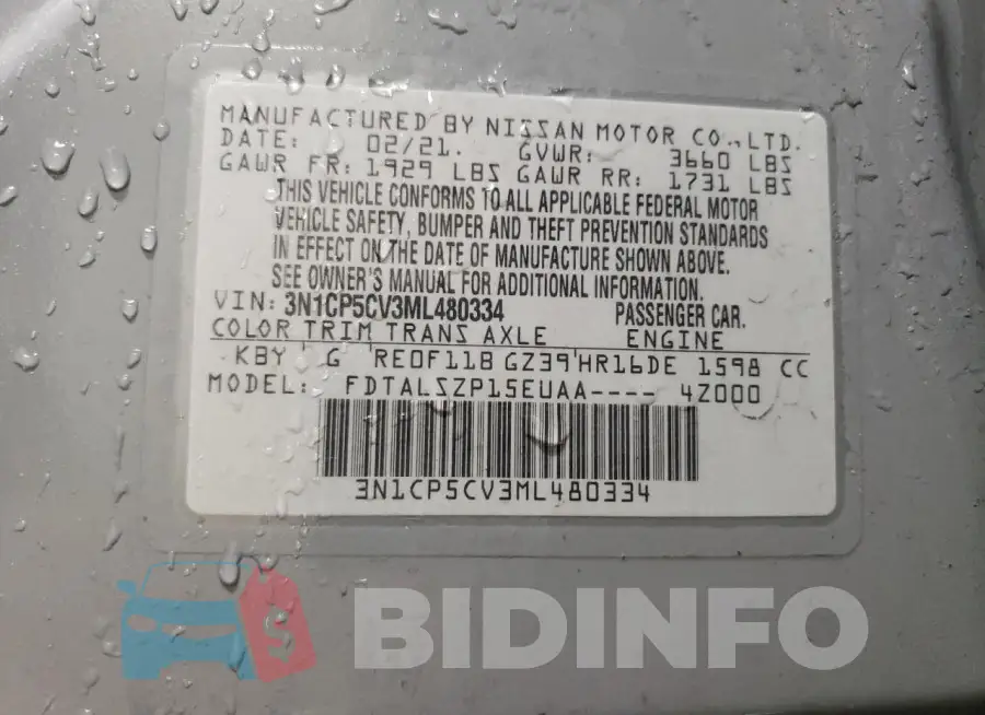 3N1CP5CV3ML480334 Photo# 12