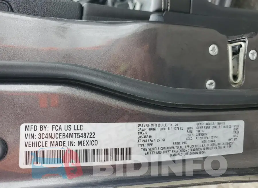3C4NJCEB4MT548722 Photo# 14