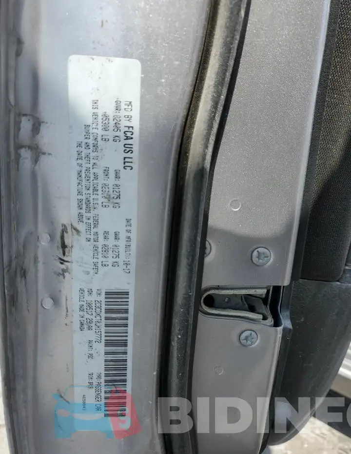 2C3CDXCT0JH157772 Photo# 12