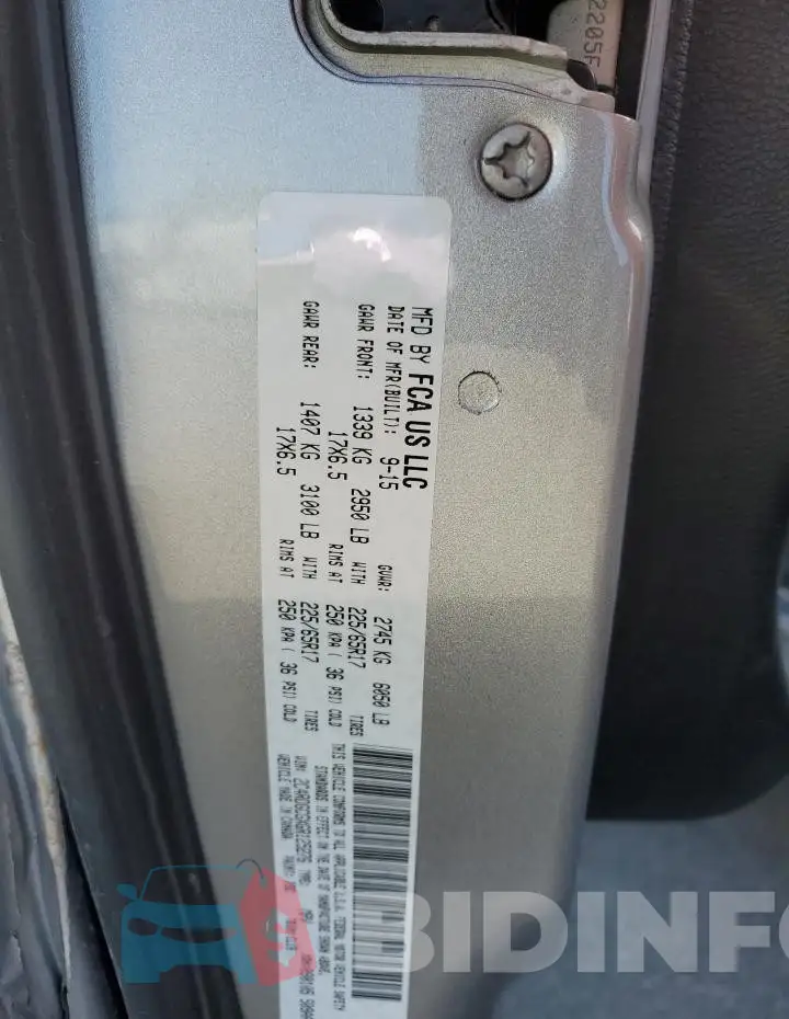 2C4RDGCGXGR125276 Photo# 13